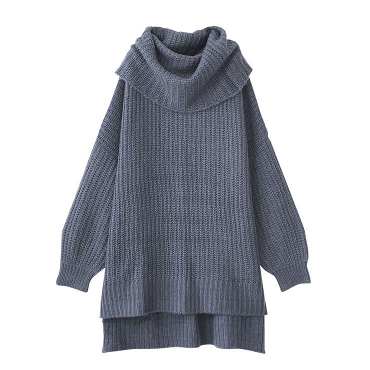 n'OrLABELボリュームオフタートルニット[品番：MITW0014840