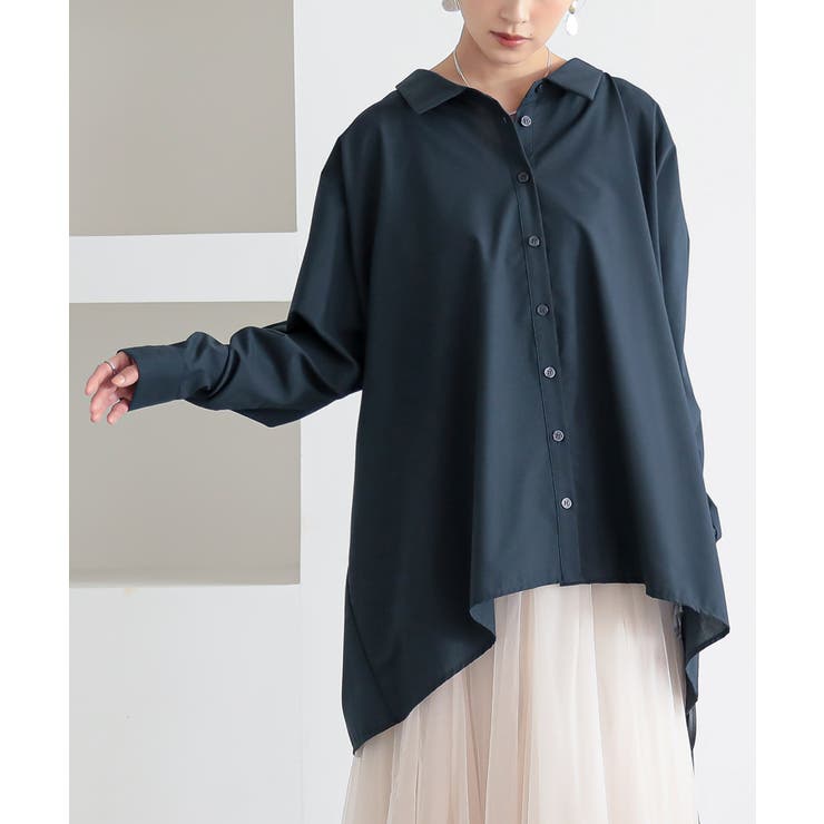 n'OrLABELドルマンシルエットデザインシャツ[品番：MITW0015001
