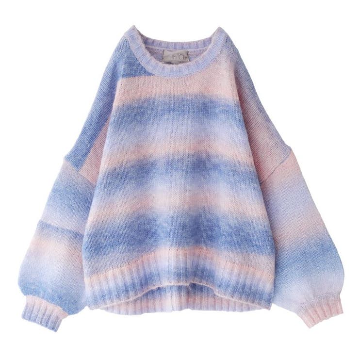 N Orlabelグラデーションカラーニット 品番 Mitw Osharewalker オシャレウォーカー のレディース ファッション通販 Shoplist ショップリスト