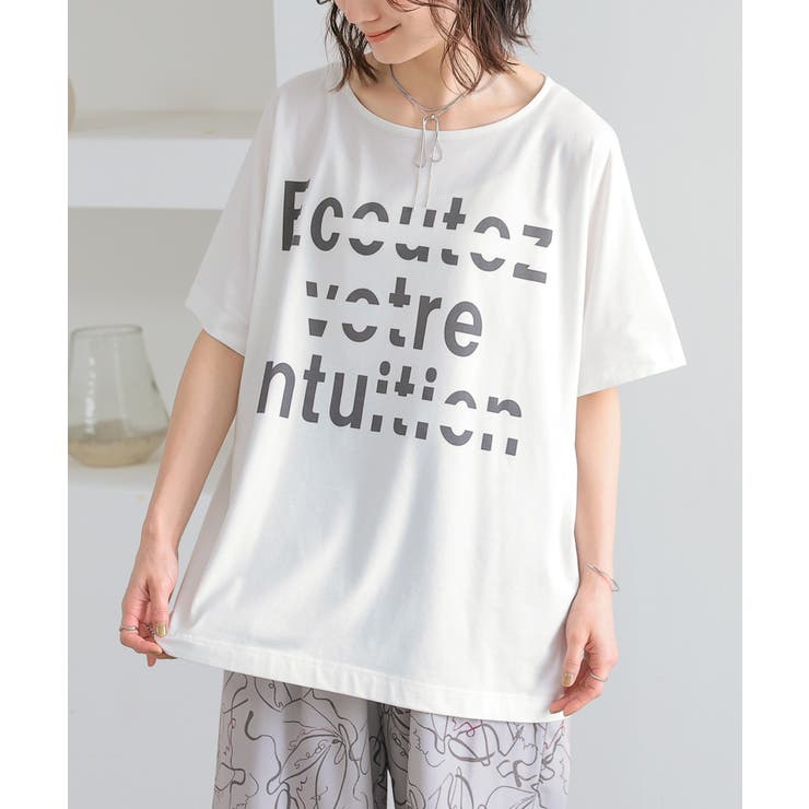 n'OrLABELグラフィカルロゴTシャツ[品番：MITW0015947