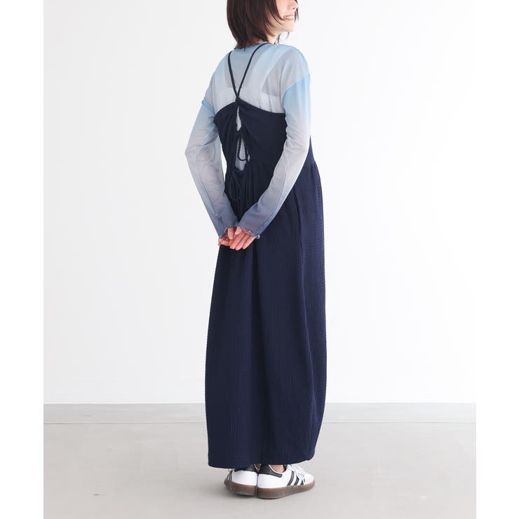 ネイビー | n'OrLABELコクーンキャミワンピース  | osharewalker
