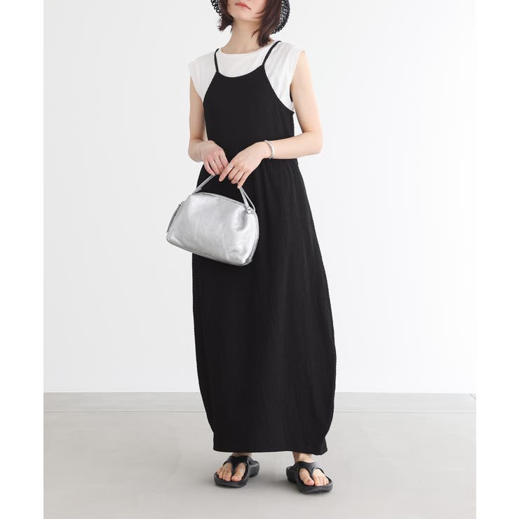 ブラック | n'OrLABELコクーンキャミワンピース  | osharewalker