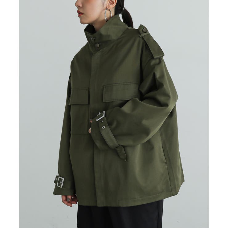 カーキ | n'OrLABELミリタリーJK  | osharewalker