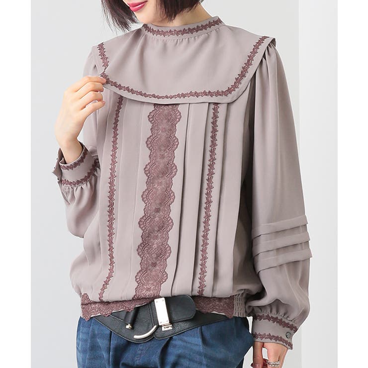 Somari Imagination付け襟クラシカルレースブラウスブラウス 品番 Mitw Osharewalker オシャレウォーカー のレディースファッション通販 Shoplist ショップリスト