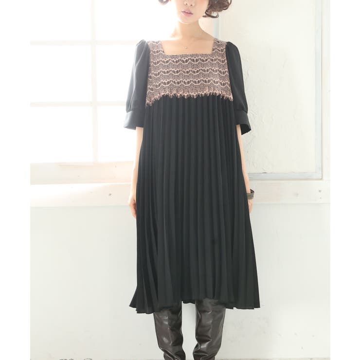 Somari Imagination繊細レース プリーツワンピース フォーマル 品番 Mitw Osharewalker オシャレウォーカー のレディースファッション通販 Shoplist ショップリスト