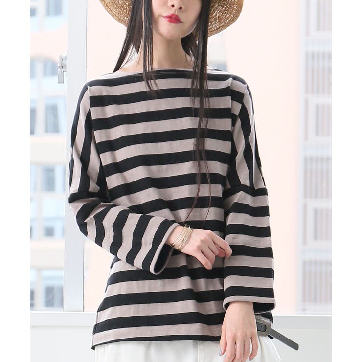 N Orlabel配色ボーダーカットソー 品番 Mitw Osharewalker オシャレウォーカー のレディース ファッション通販 Shoplist ショップリスト