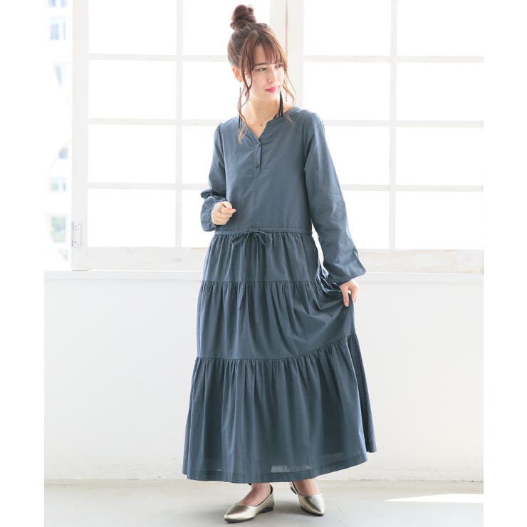 N Orlabelキーネックティアードワンピース 品番 Mitw Osharewalker オシャレウォーカー のレディースファッション通販 Shoplist ショップリスト