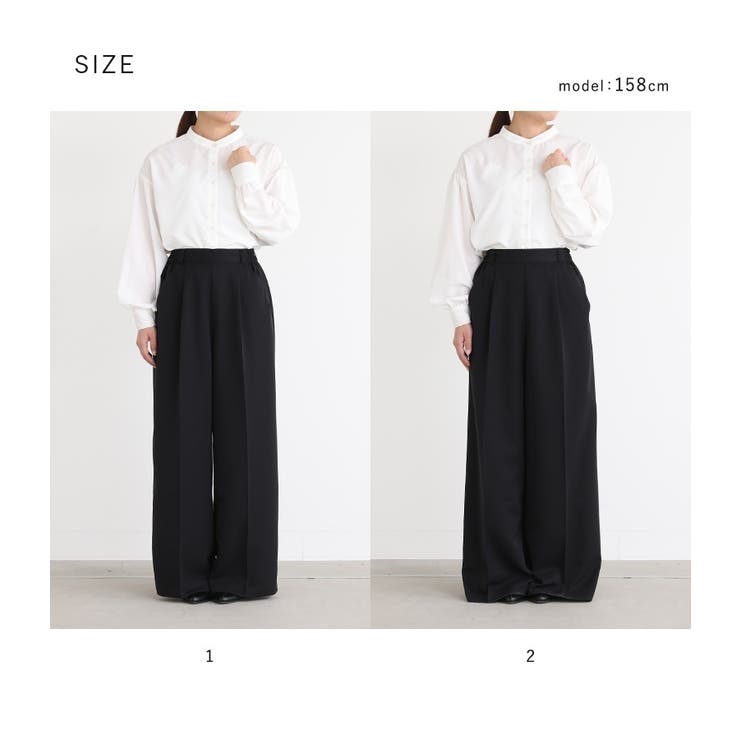 n'OrLABELタックワイドスラックス  | osharewalker | 詳細画像20 