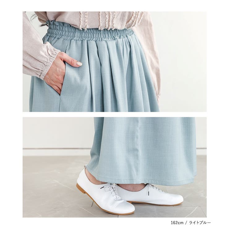 n'OrLABELリネンライクタックガウチョパンツ  | osharewalker | 詳細画像18 