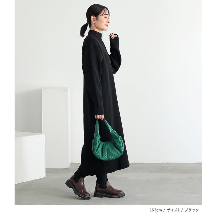 n'OrLABELハーフジップニットワンピース  | osharewalker | 詳細画像7 