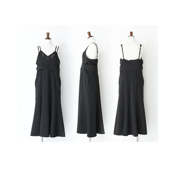 Generic Women's Long Sleeve Chiffon Dress Square Neck Slim