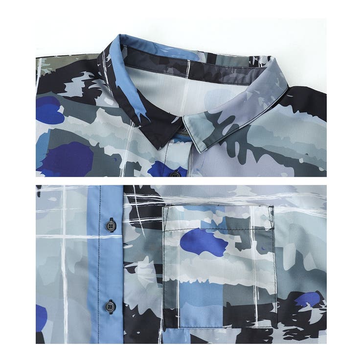 kOhAKUアート柄シャツワンピース | osharewalker | 詳細画像15 