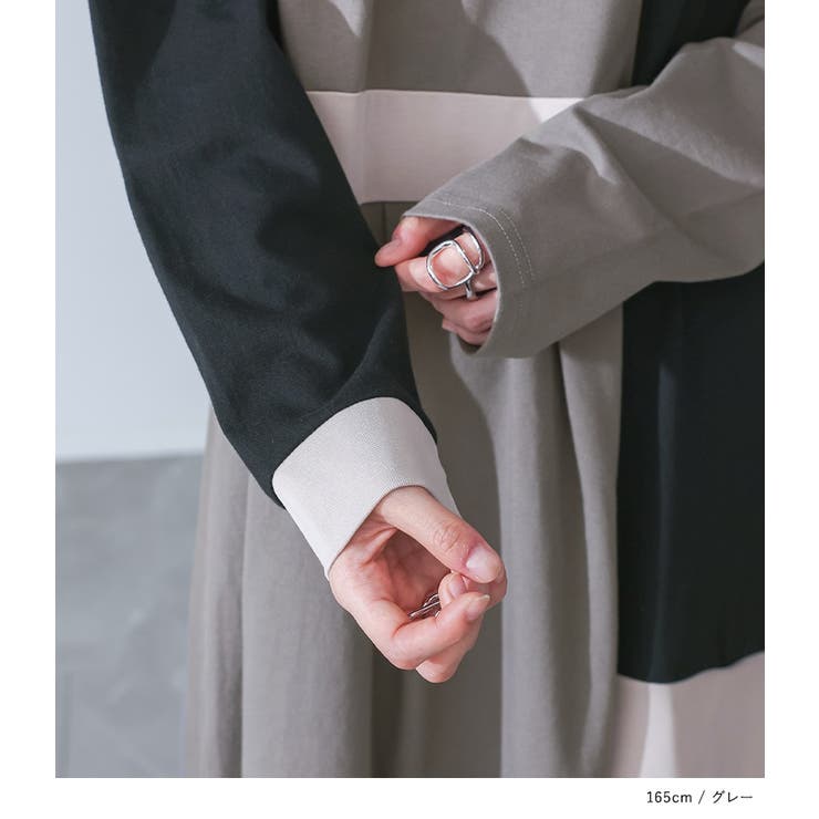 kOhAKU配色カットソーワンピース  | osharewalker | 詳細画像10 