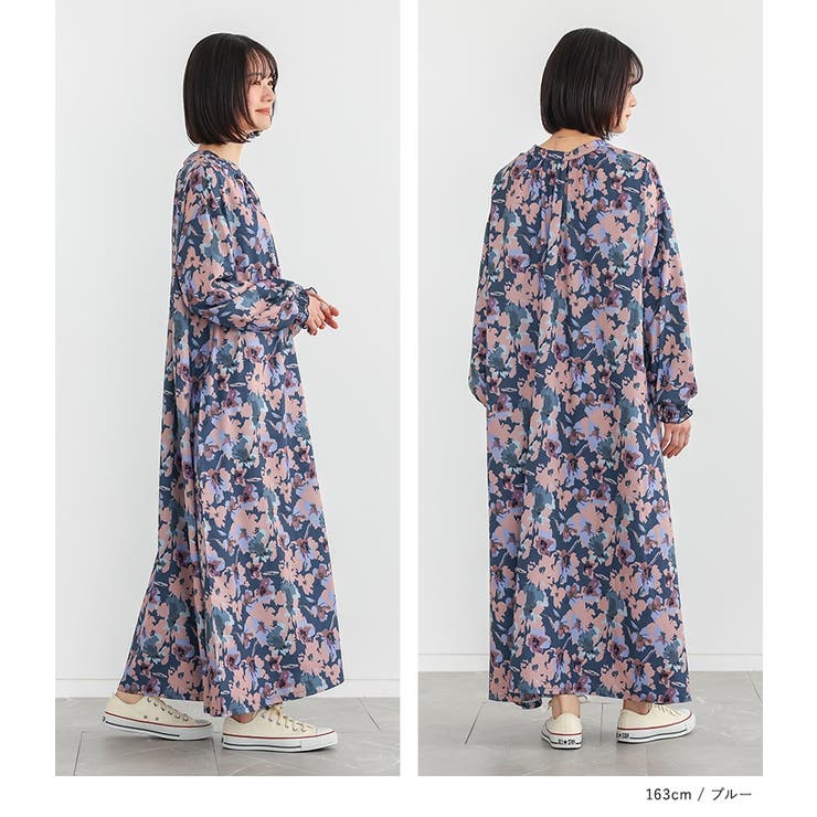 n'OrLABEL花柄シャーリングギャザーワンピース  | osharewalker | 詳細画像13 