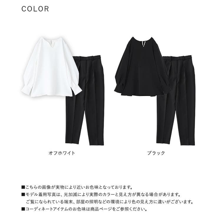 n'OrLABELフェイクパール付きブラウスセットアップ  | osharewalker | 詳細画像19 