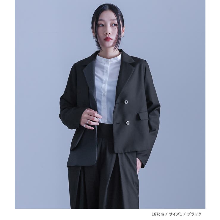 綺麗め テーラードジャケット お袖 フラワー ローズ REDValentino｜フラワー刺繍テーラードジャケット