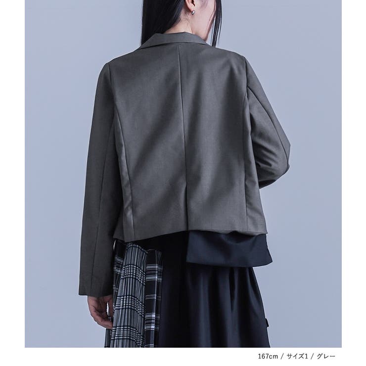 NOKO OHNO ビジュースカラテーラードジャケット　新品 Mikako collaboration】オーバーサイズテーラードジャケット