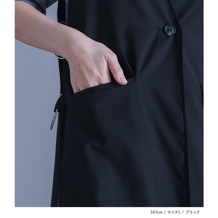 kOhAKUサイドリングミドル丈ジレ  | osharewalker | 詳細画像15 