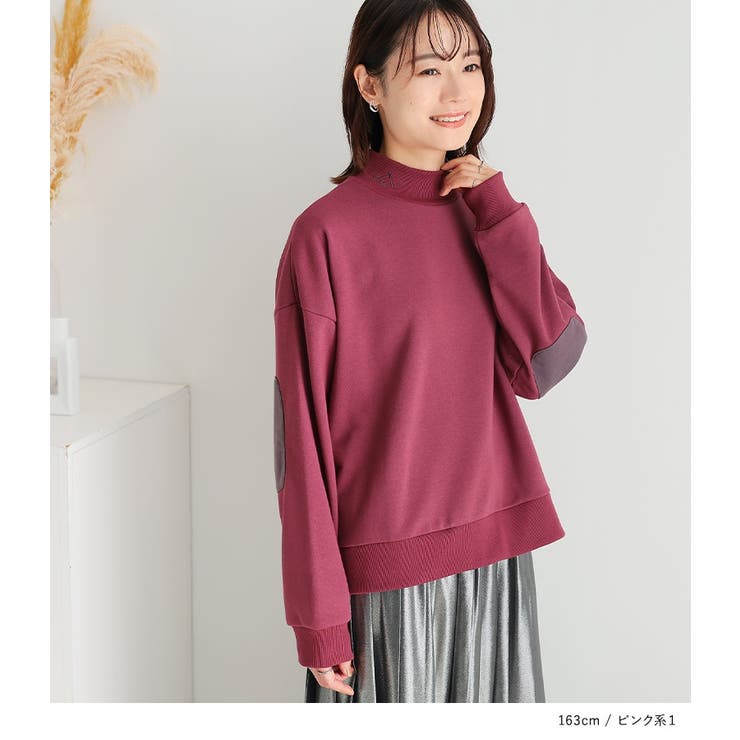 n'OrLABELハイネックロゴ刺繍スウェット | osharewalker | 詳細画像15 