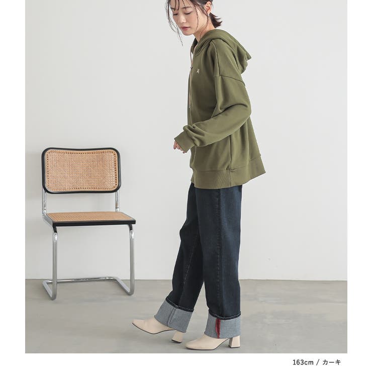 n'OrLABELロゴ刺繍デザインフーディー  | osharewalker | 詳細画像9 