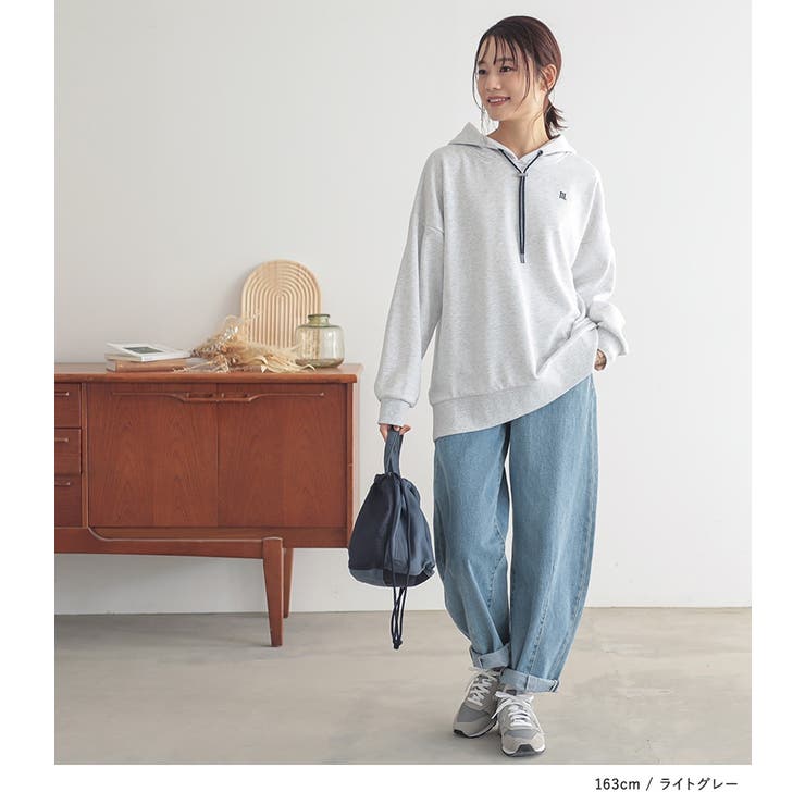 n'OrLABELロゴ刺繍デザインフーディー  | osharewalker | 詳細画像11 