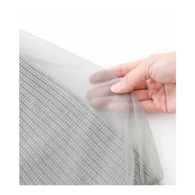 n'OrLABELボリュームチュールニットカーディガン  | osharewalker | 詳細画像17 