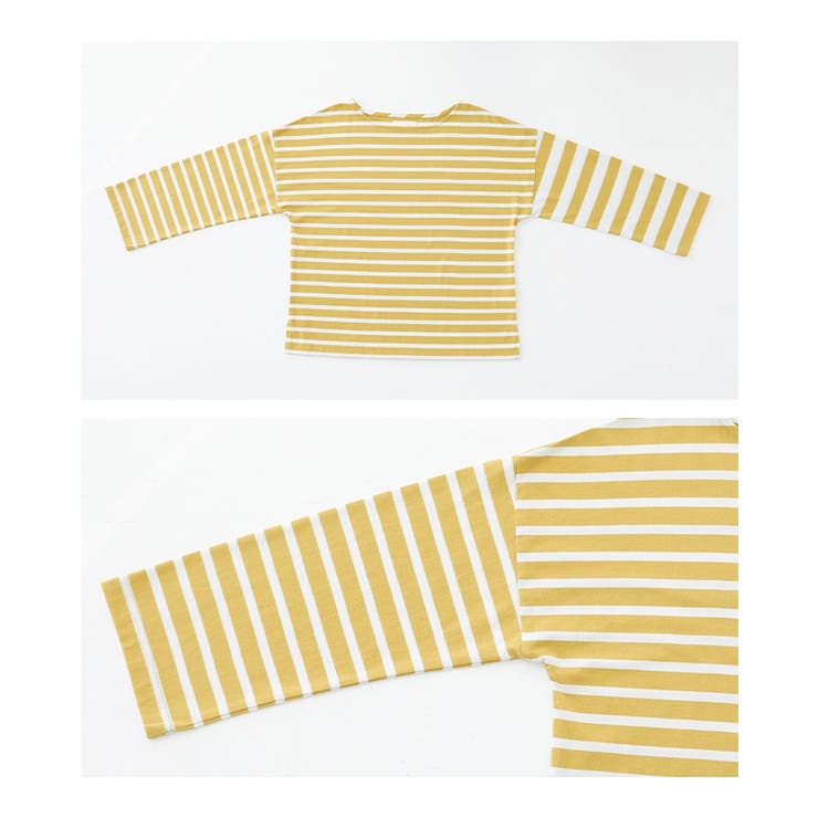 n'OrLABELミックスボーダーカットソー | osharewalker | 詳細画像18 