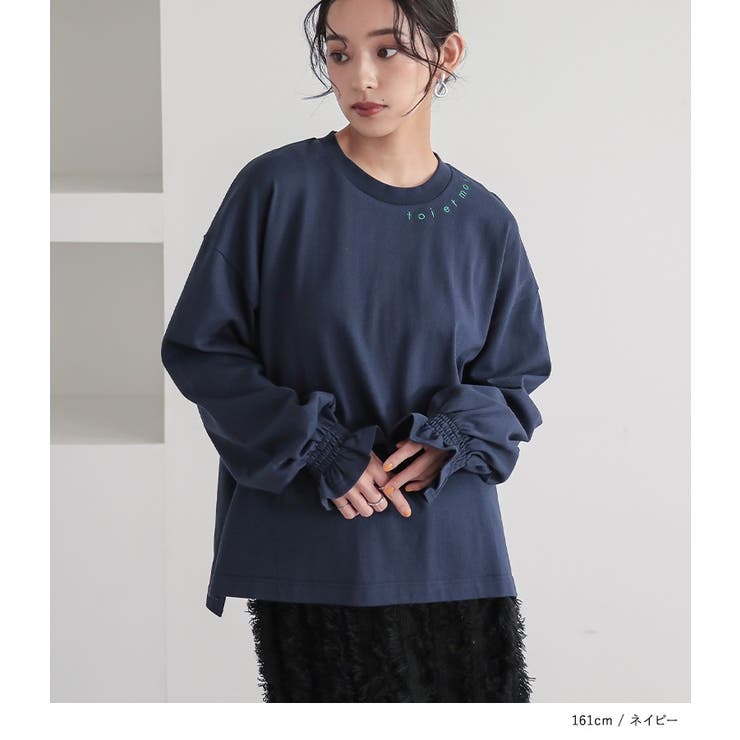 n'OrLABELキャンディスリーブロゴカットソー | osharewalker | 詳細画像15 