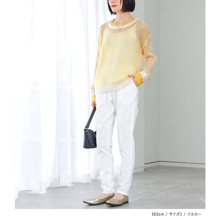 n'OrLABEL配色レイヤードモヘヤタッチニット | osharewalker | 詳細画像6 