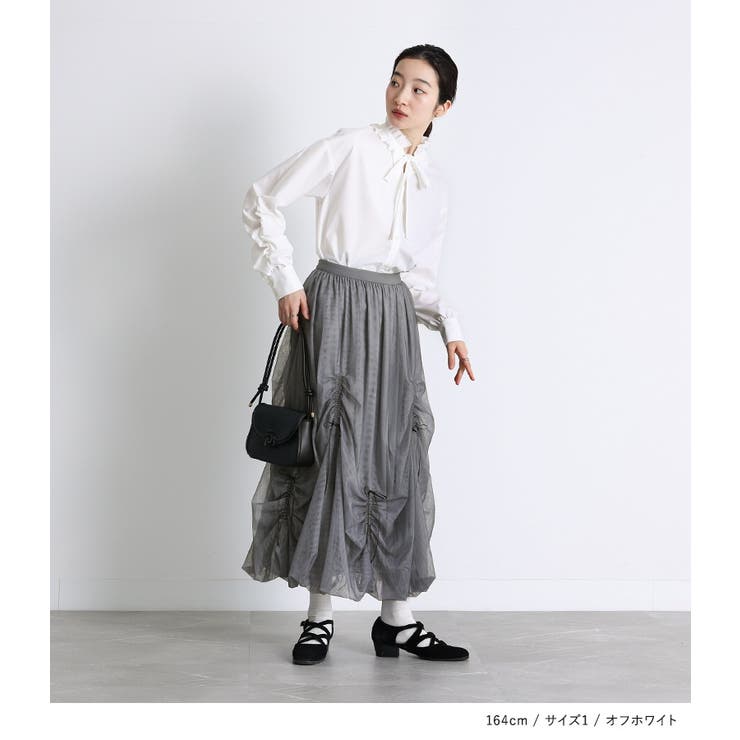 somari imagination襟フリルボウタイブラウス | osharewalker | 詳細画像9 