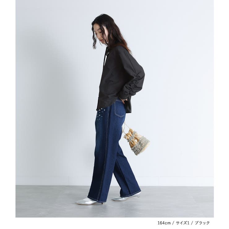 somari imagination襟フリルボウタイブラウス | osharewalker | 詳細画像14 