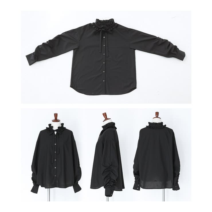 somari imagination襟フリルボウタイブラウス | osharewalker | 詳細画像15 