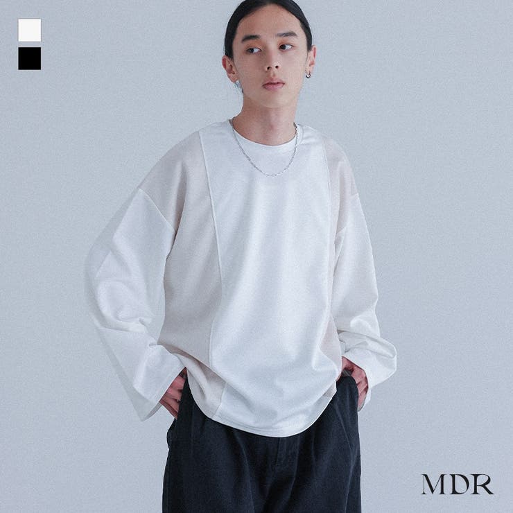 MDRポンチスエード切替トップス  | osharewalker【MEN】 | 詳細画像1 