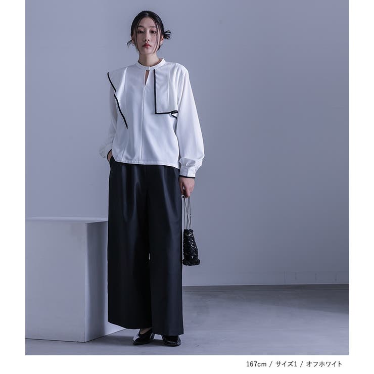 kOhAKUフリルヨークデザインシャツ | osharewalker | 詳細画像11 