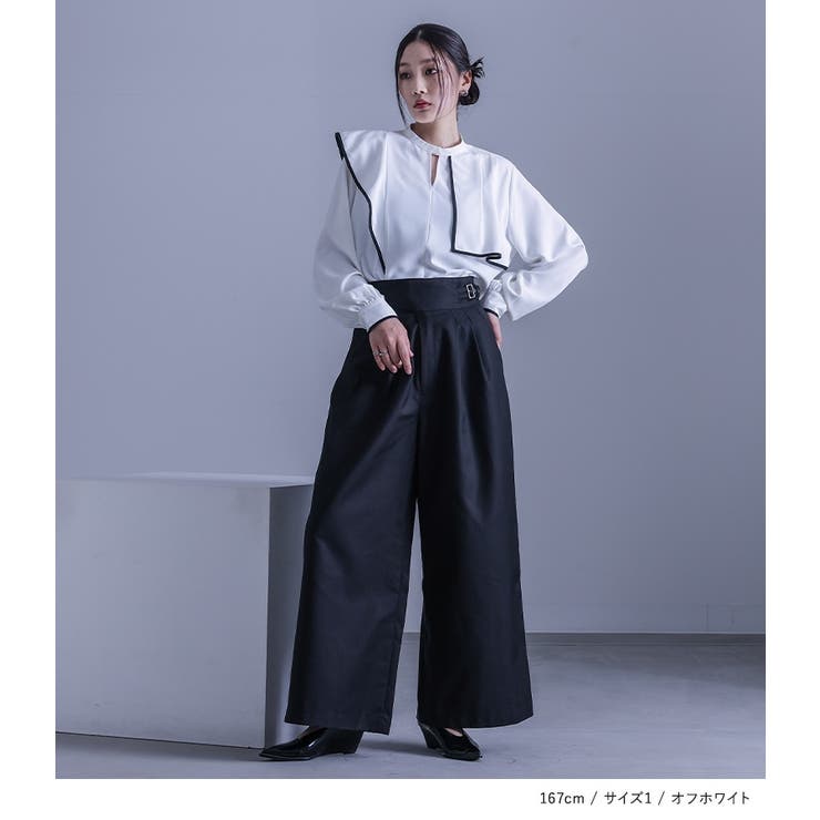 kOhAKUフリルヨークデザインシャツ | osharewalker | 詳細画像13 