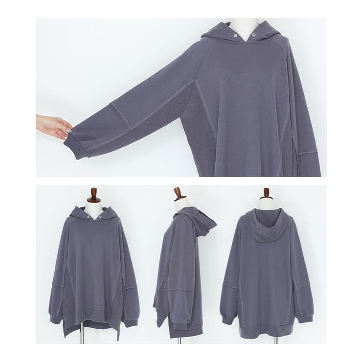 n'OrLABEL裏毛切替パーカー  | osharewalker | 詳細画像17 