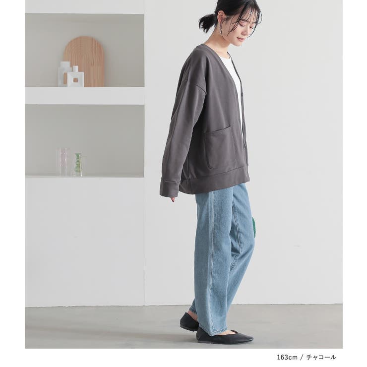 n'OrLABELスウェットロゴカーディガン  | osharewalker | 詳細画像15 