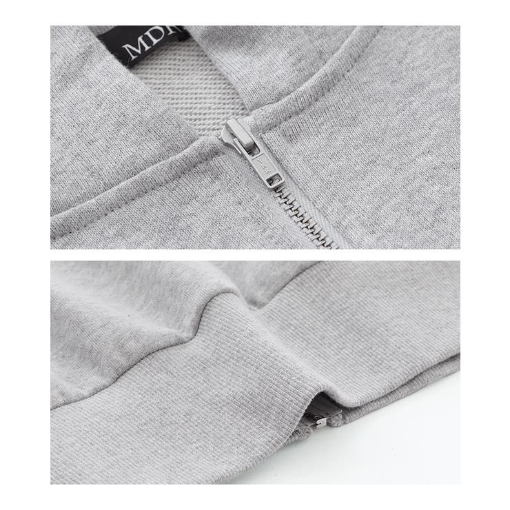 MDRオーバーサイズ裏毛ジップアップパーカー  | osharewalker【MEN】 | 詳細画像17 