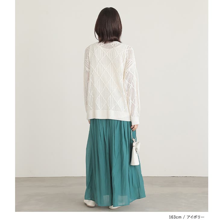 n'OrLABEL透かし編みニット | osharewalker | 詳細画像8 