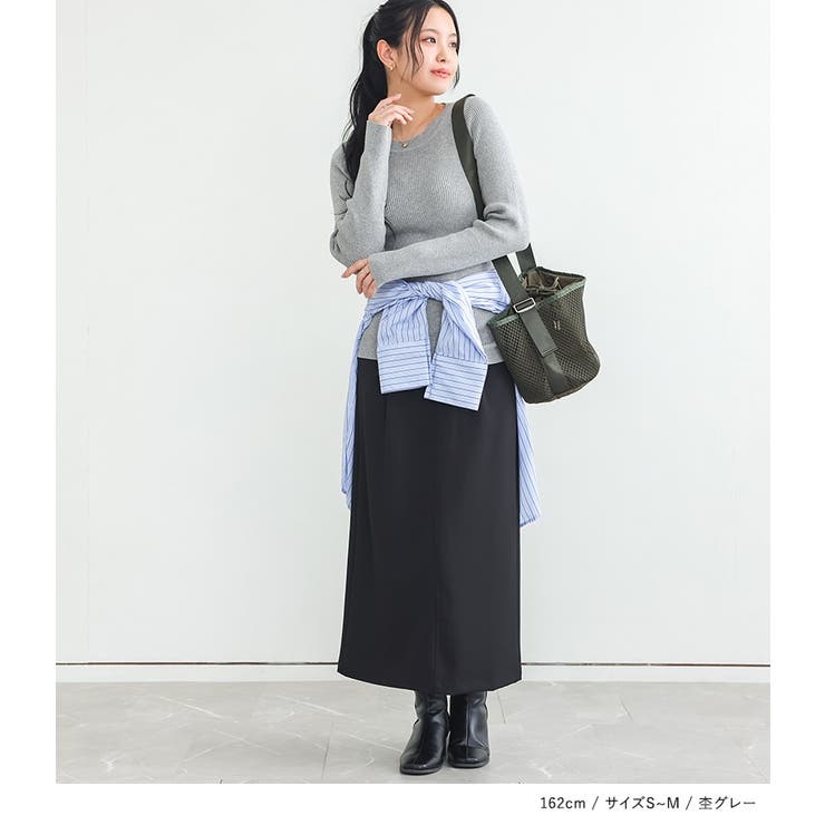 n'OrLABEL綿ニットリブプルオーバー | osharewalker | 詳細画像14 