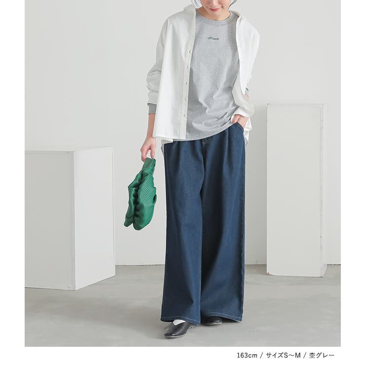 n'OrLABEL配色ステッチロゴ刺繍ロンT | osharewalker | 詳細画像11 