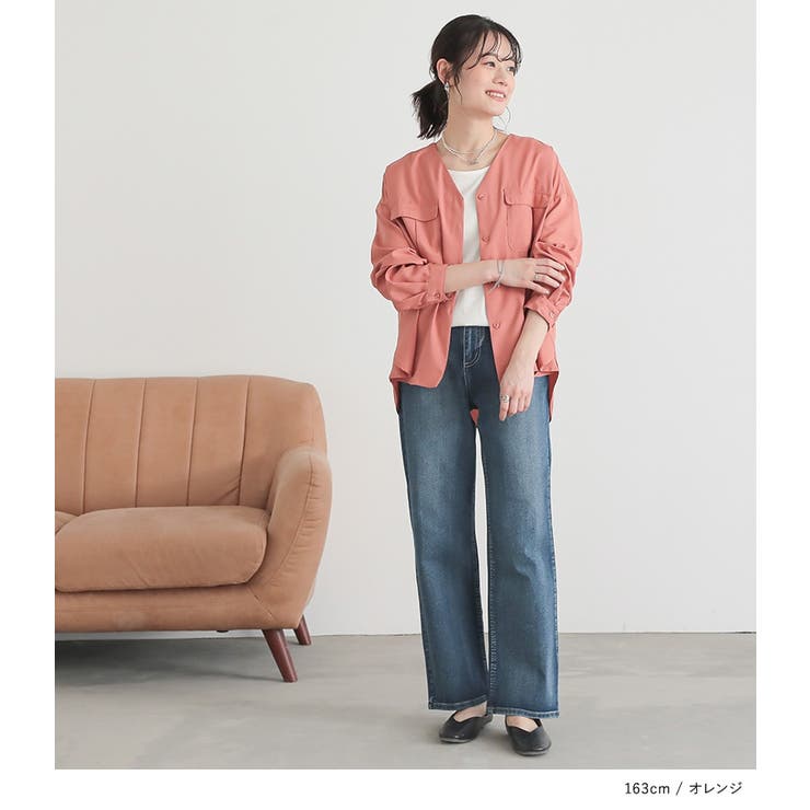 n'OrLABELVネックWポケットシャツ | osharewalker | 詳細画像13 