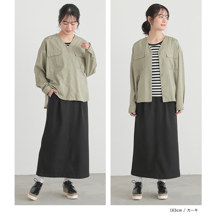 n'OrLABELVネックWポケットシャツ | osharewalker | 詳細画像18 