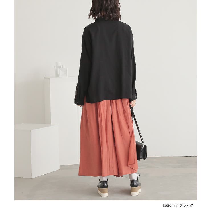 n'OrLABEL配色オープンスリーブシャツ | osharewalker | 詳細画像15 