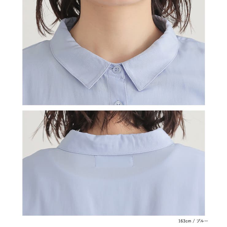 n'OrLABEL配色オープンスリーブシャツ | osharewalker | 詳細画像18 