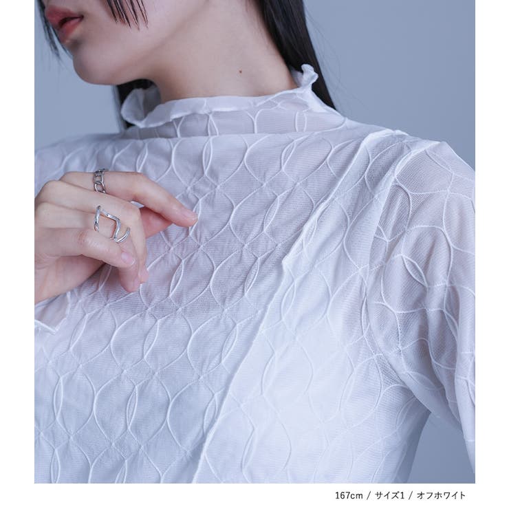 kOhAKUシアーアシメカットソー | osharewalker | 詳細画像3 