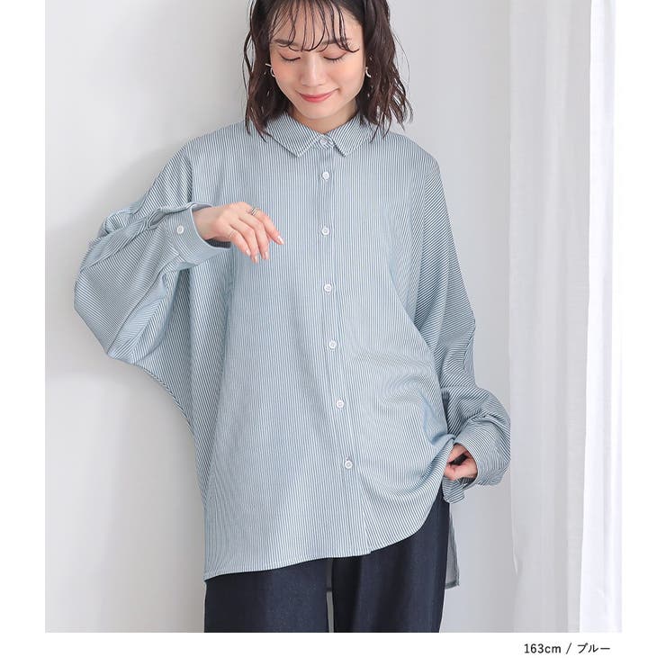 n'OrLABELストライプカットソーシャツ  | osharewalker | 詳細画像15 