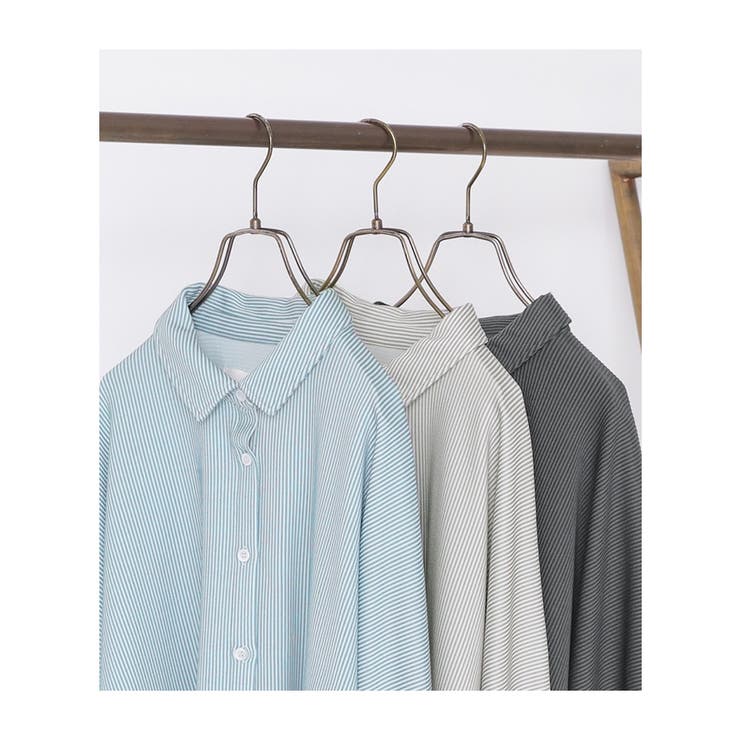 n'OrLABELストライプカットソーシャツ  | osharewalker | 詳細画像18 