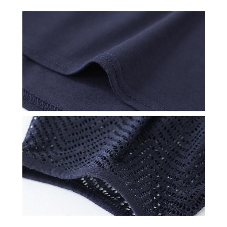 n'OrLABEL七分袖レースランタンカットソー | osharewalker | 詳細画像17 