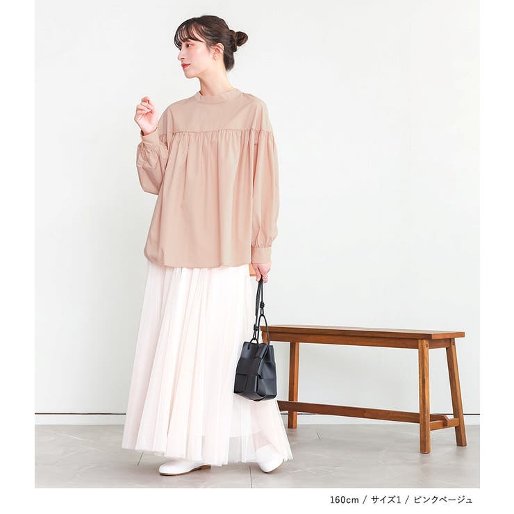 n'OrLABELギャザープルオーバーブラウス | osharewalker | 詳細画像8 